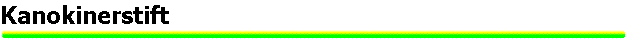 Kanokinerstift