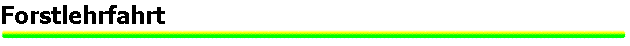 Forstlehrfahrt